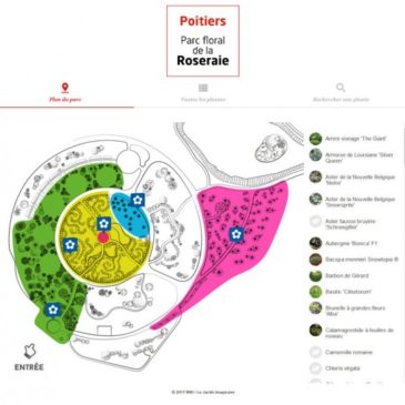 Balade contée sous les étoiles au Parc floral de la Roseraie –  Poitiers – Samedi 21 juillet 2018 – 21h30