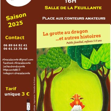 La grotte au dragon et autres histoires : Place Au Conteur Amateur : 5 septembre 2025