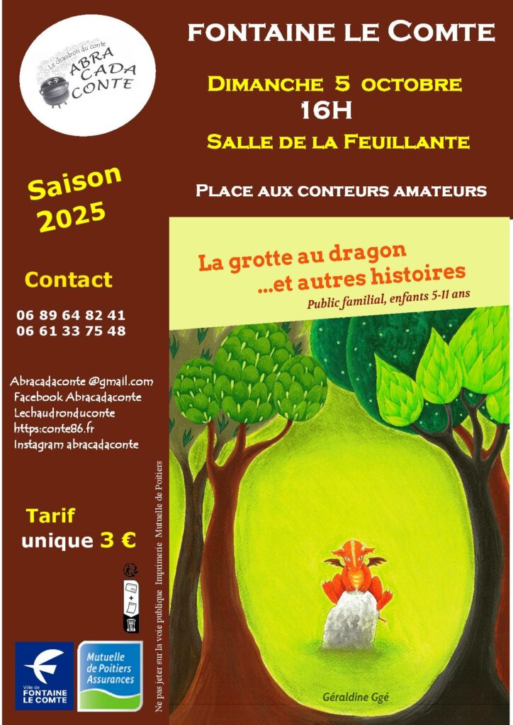 Affiche paca géralidine le 5 octobre 2025
